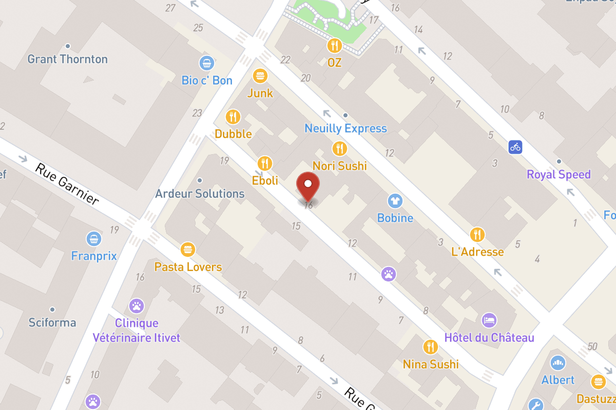 Plan de situation — 16 Rue Bailly