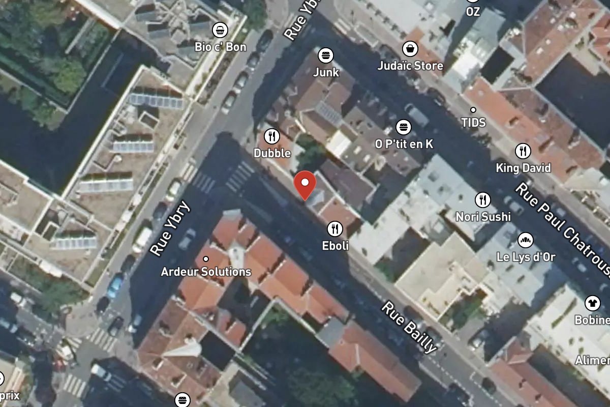 Vue satellite — 22 Rue Bailly