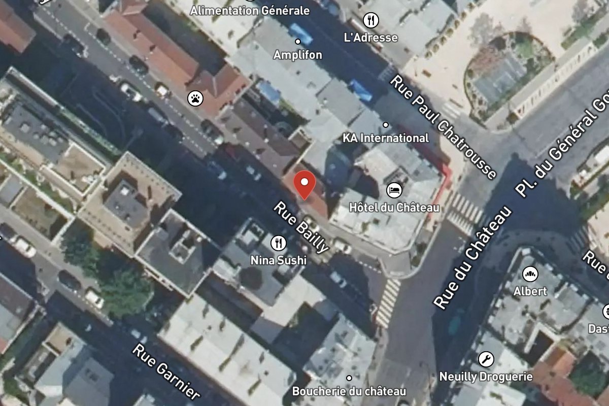 Vue satellite — 6 Rue Bailly