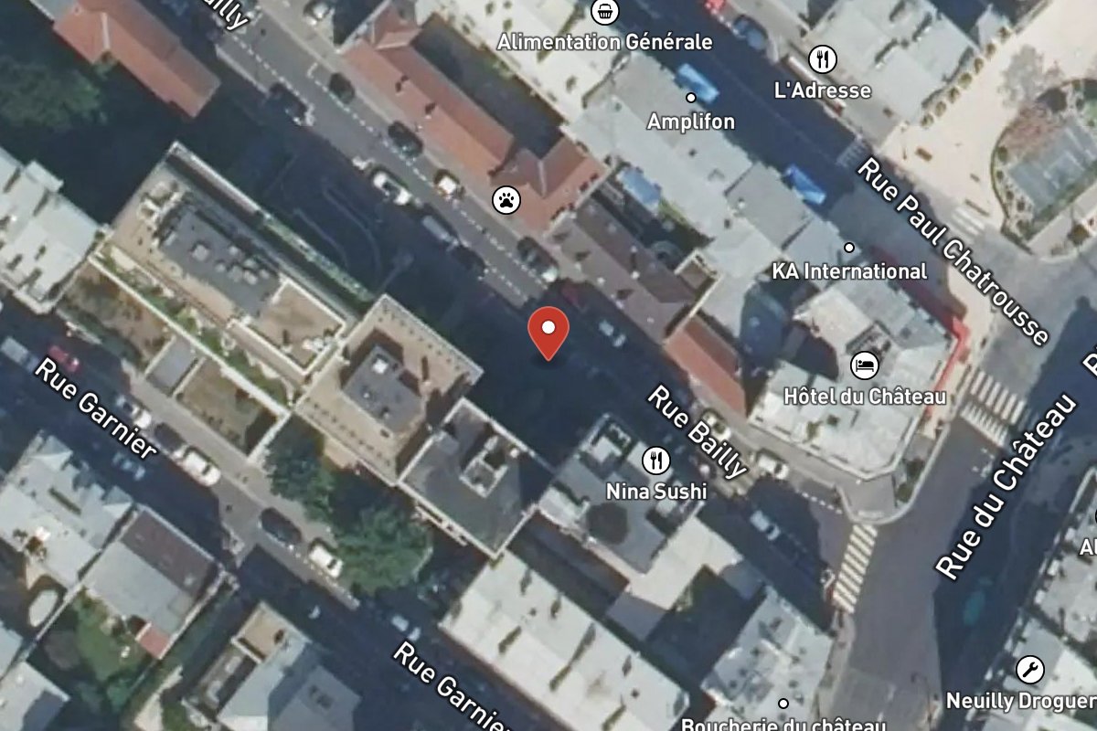 Vue satellite — 7 Rue Bailly