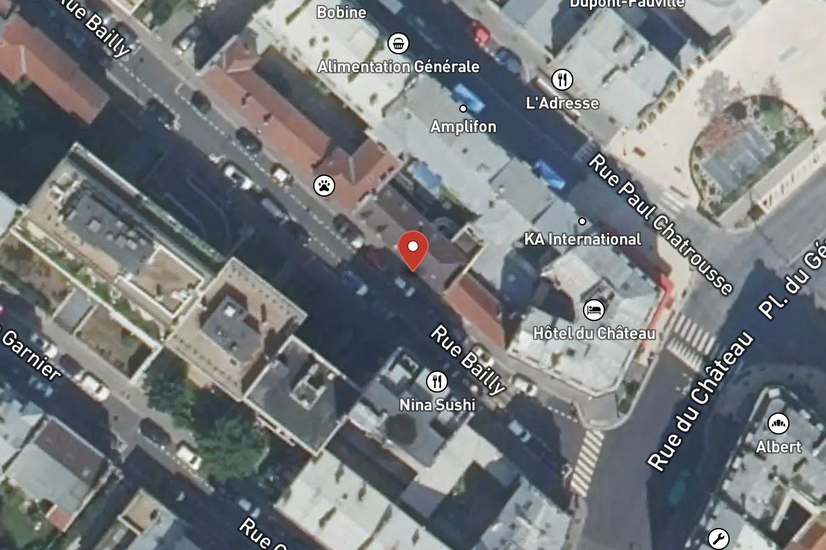 Vue satellite — 8BIS Rue Bailly