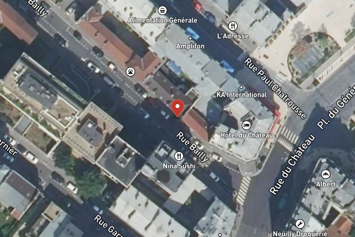 Vue satellite — 8 Rue Bailly