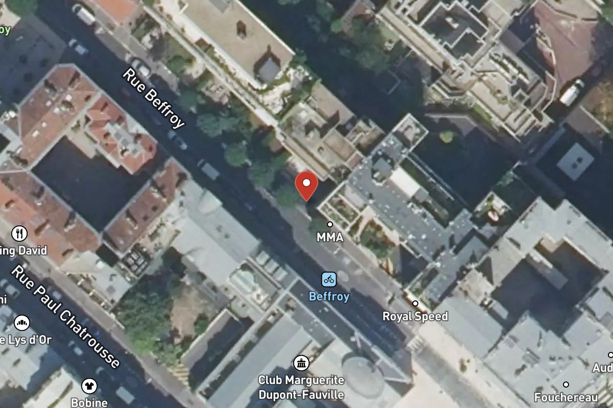 Vue satellite — 10 Rue Beffroy