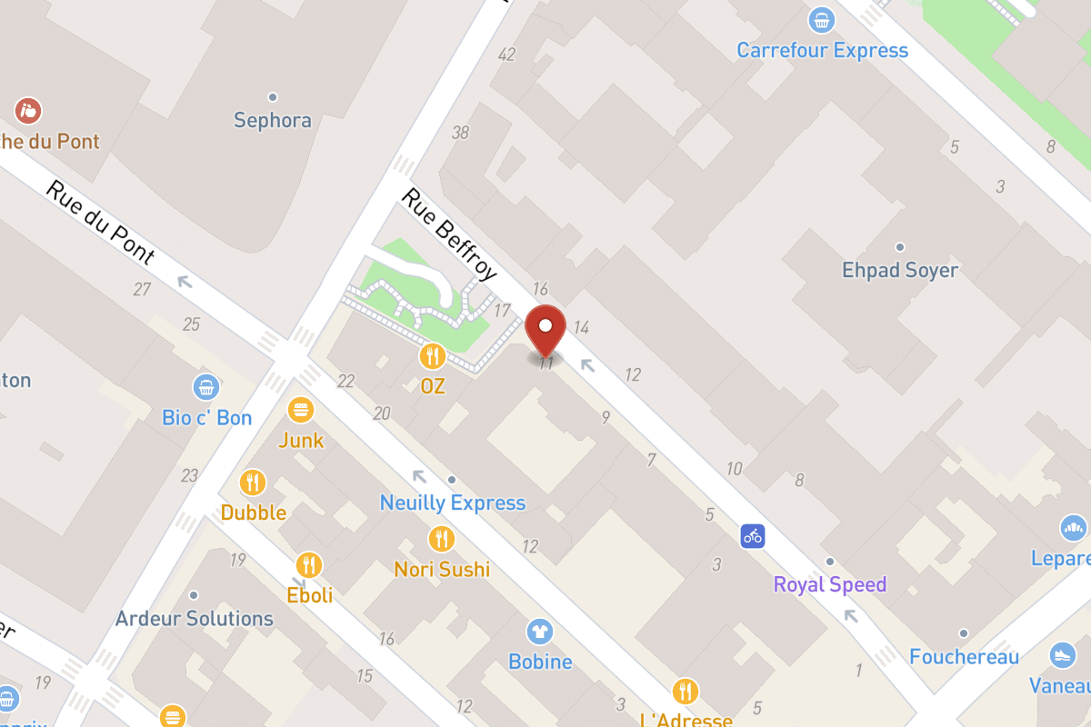 Plan de situation — 11 Rue Beffroy