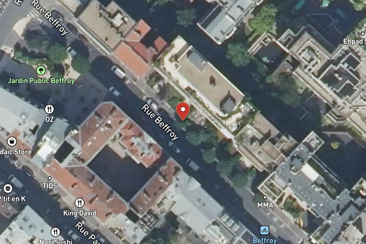 Vue satellite — 12 Rue Beffroy