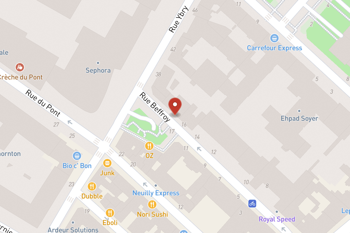 Plan de situation — 18 Rue Beffroy