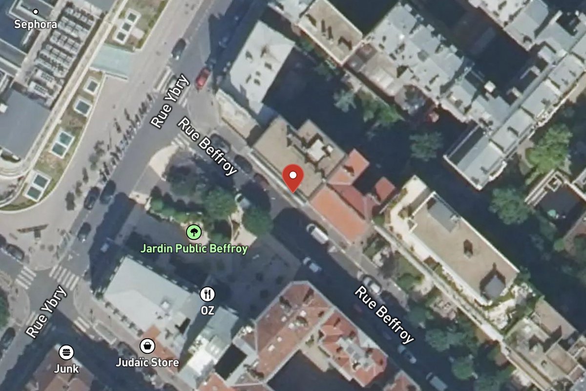 Vue satellite — 18 Rue Beffroy