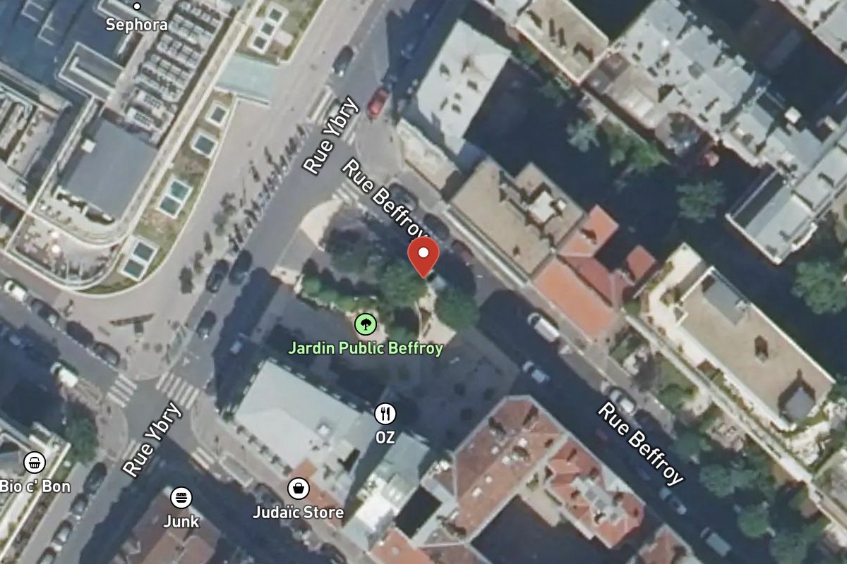 Vue satellite — 19 Rue Beffroy