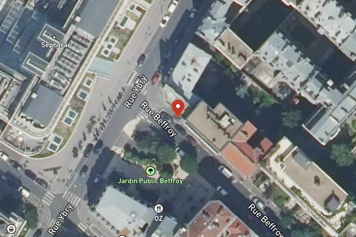 Vue satellite — 20 Rue Beffroy