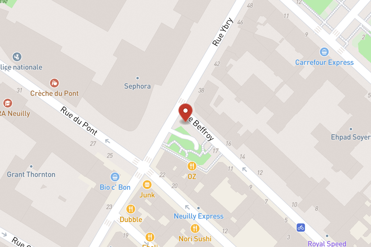 Plan de situation — 21 Rue Beffroy