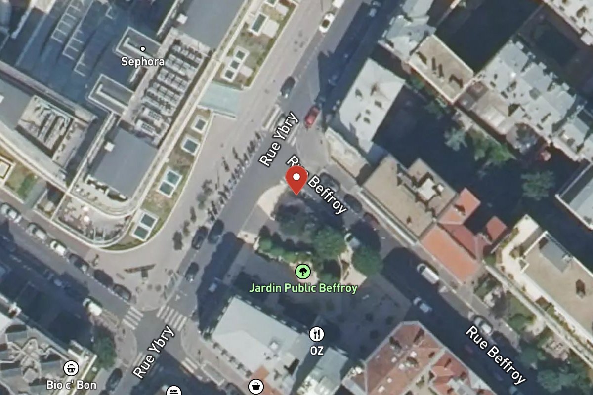 Vue satellite — 21 Rue Beffroy