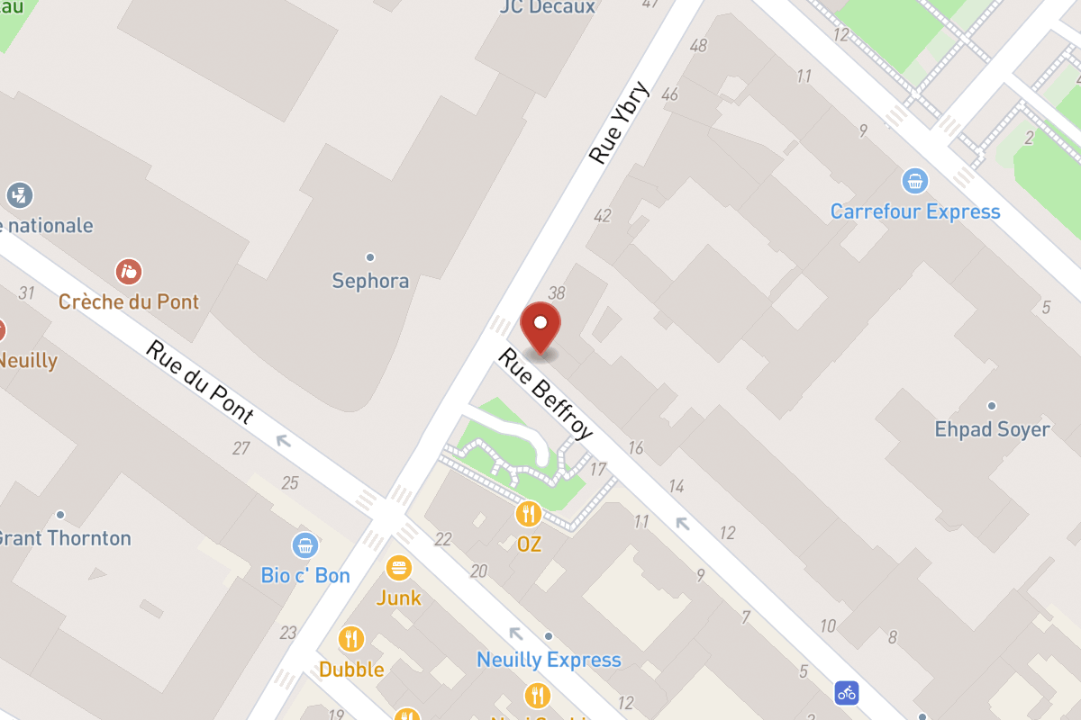 Plan de situation — 22 Rue Beffroy