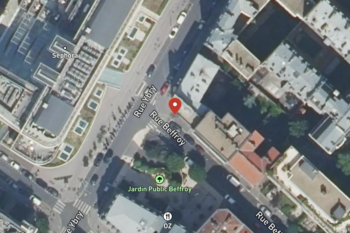 Vue satellite — 22 Rue Beffroy