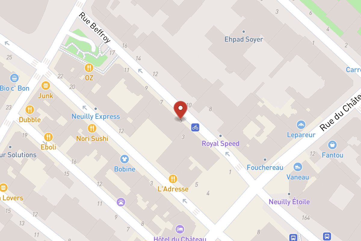 Plan de situation — 5 Rue Beffroy