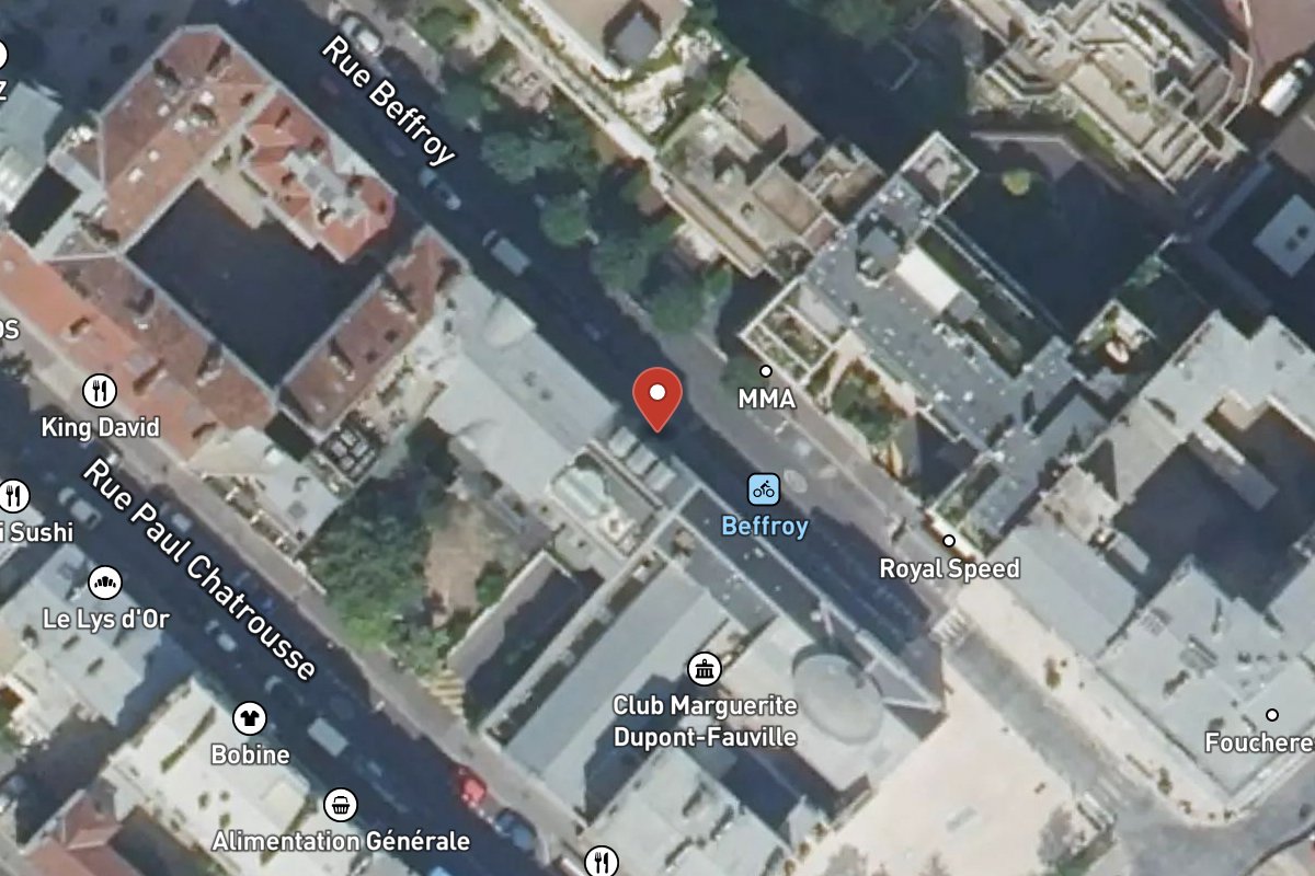 Vue satellite — 5 Rue Beffroy