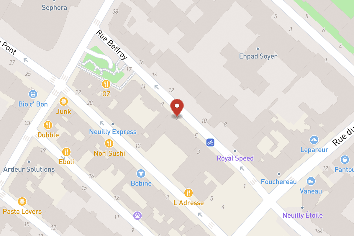 Plan de situation — 7 Rue Beffroy