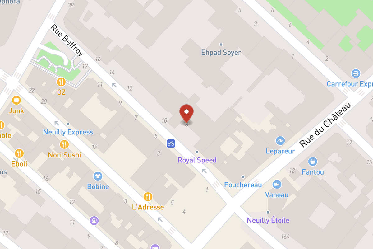 Plan de situation — 8 Rue Beffroy