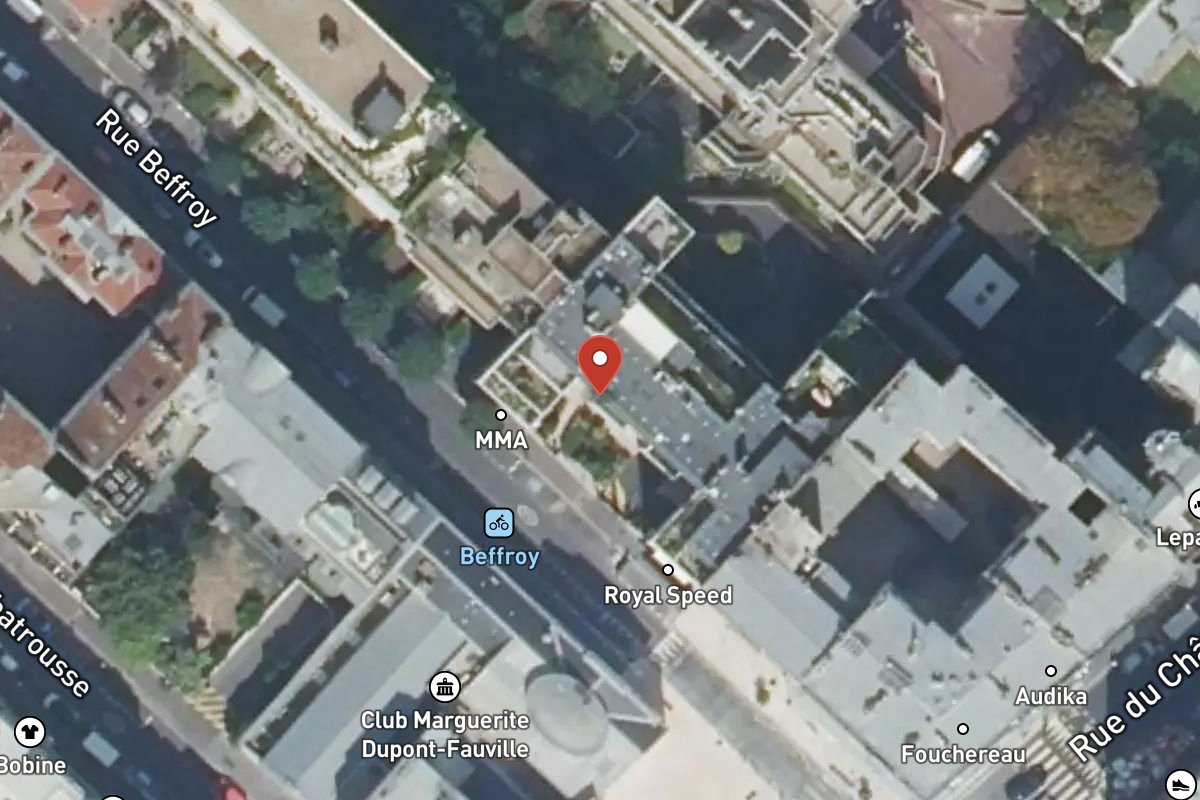 Vue satellite — 8 Rue Beffroy
