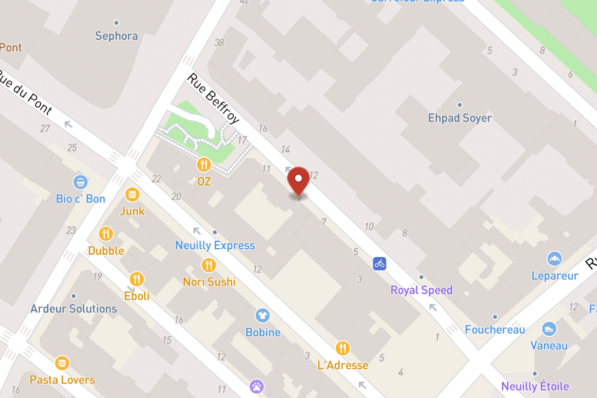 Plan de situation — 9 Rue Beffroy