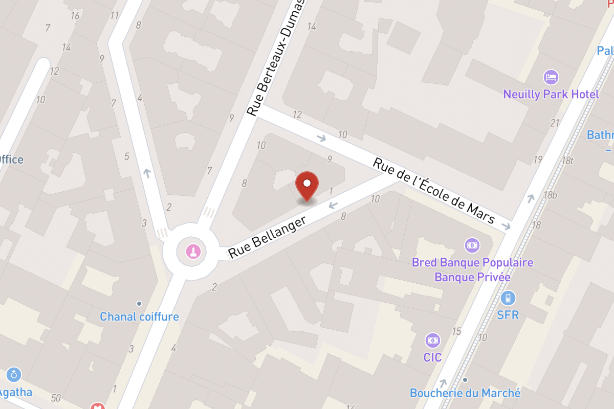 Plan de situation — 3 Rue Bellanger