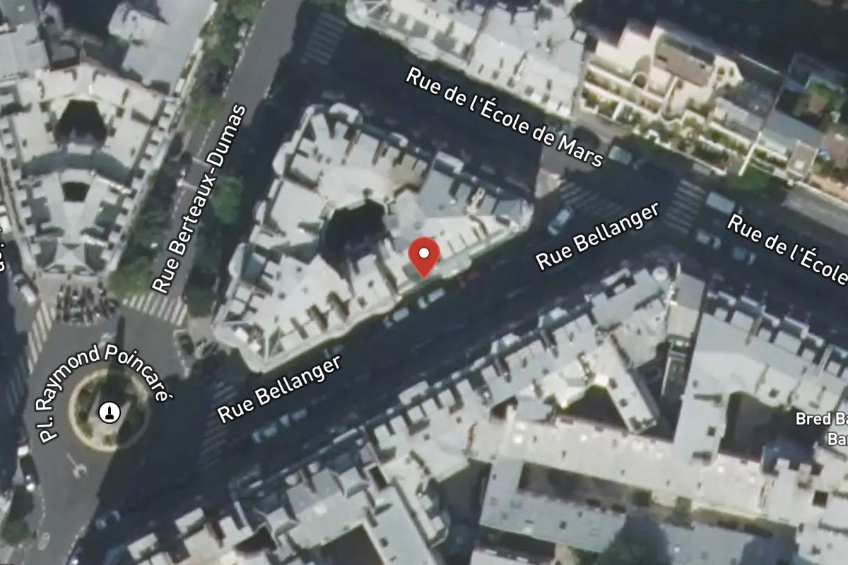 Vue satellite — 3 Rue Bellanger