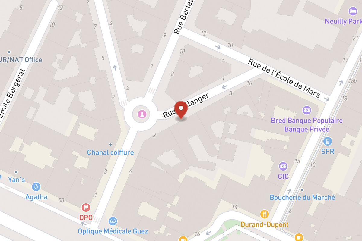 Plan de situation — 4 Rue Bellanger