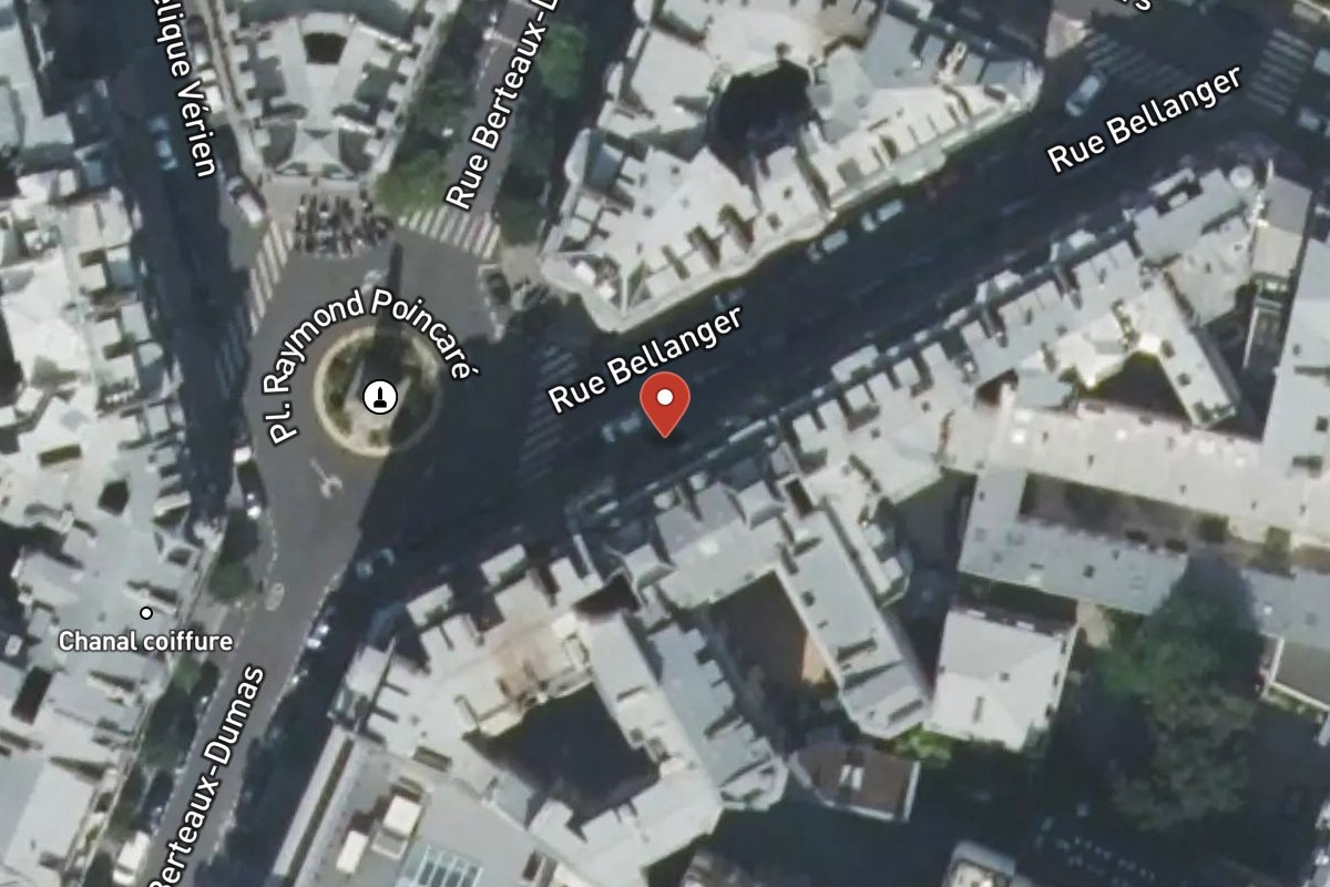 Vue satellite — 4 Rue Bellanger