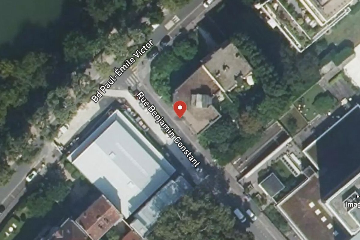 Vue satellite — 14 Rue Benjamin Constant