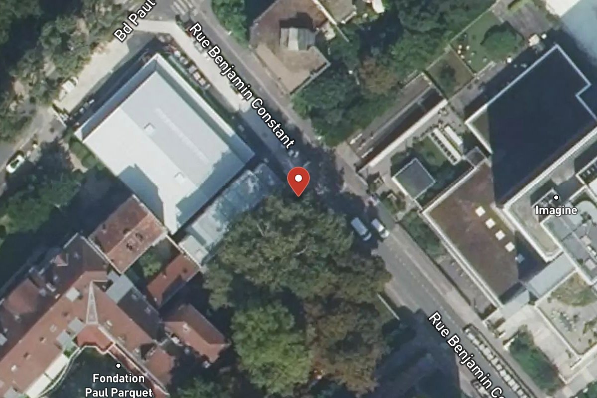 Vue satellite — 9 Rue Benjamin Constant