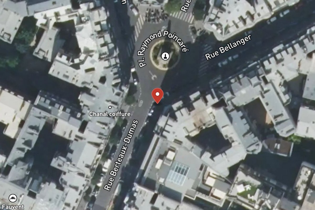 Vue satellite — 10BIS Rue Berteaux Dumas