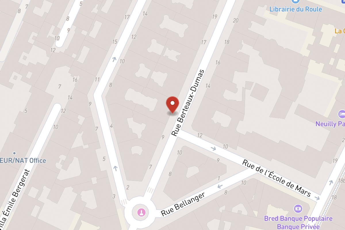 Plan de situation — 11 Rue Berteaux Dumas