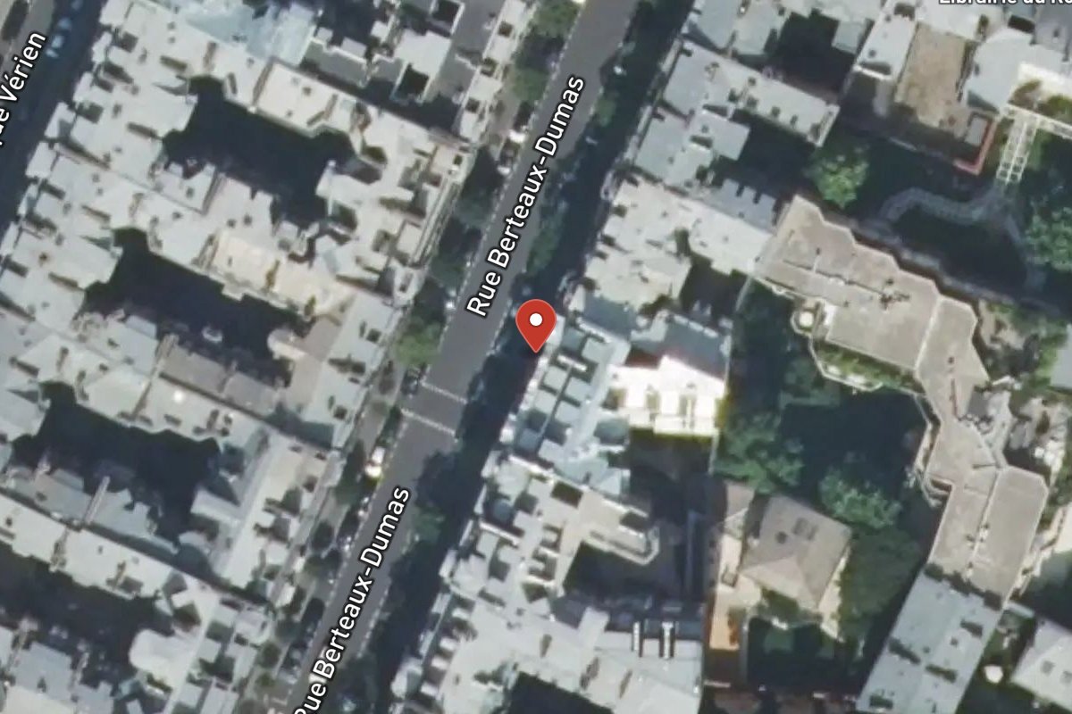Vue satellite — 16 Rue Berteaux Dumas