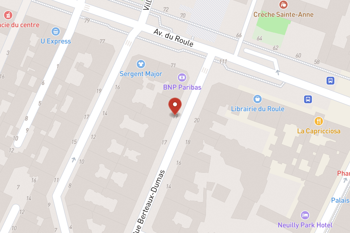 Plan de situation — 19 Rue Berteaux Dumas