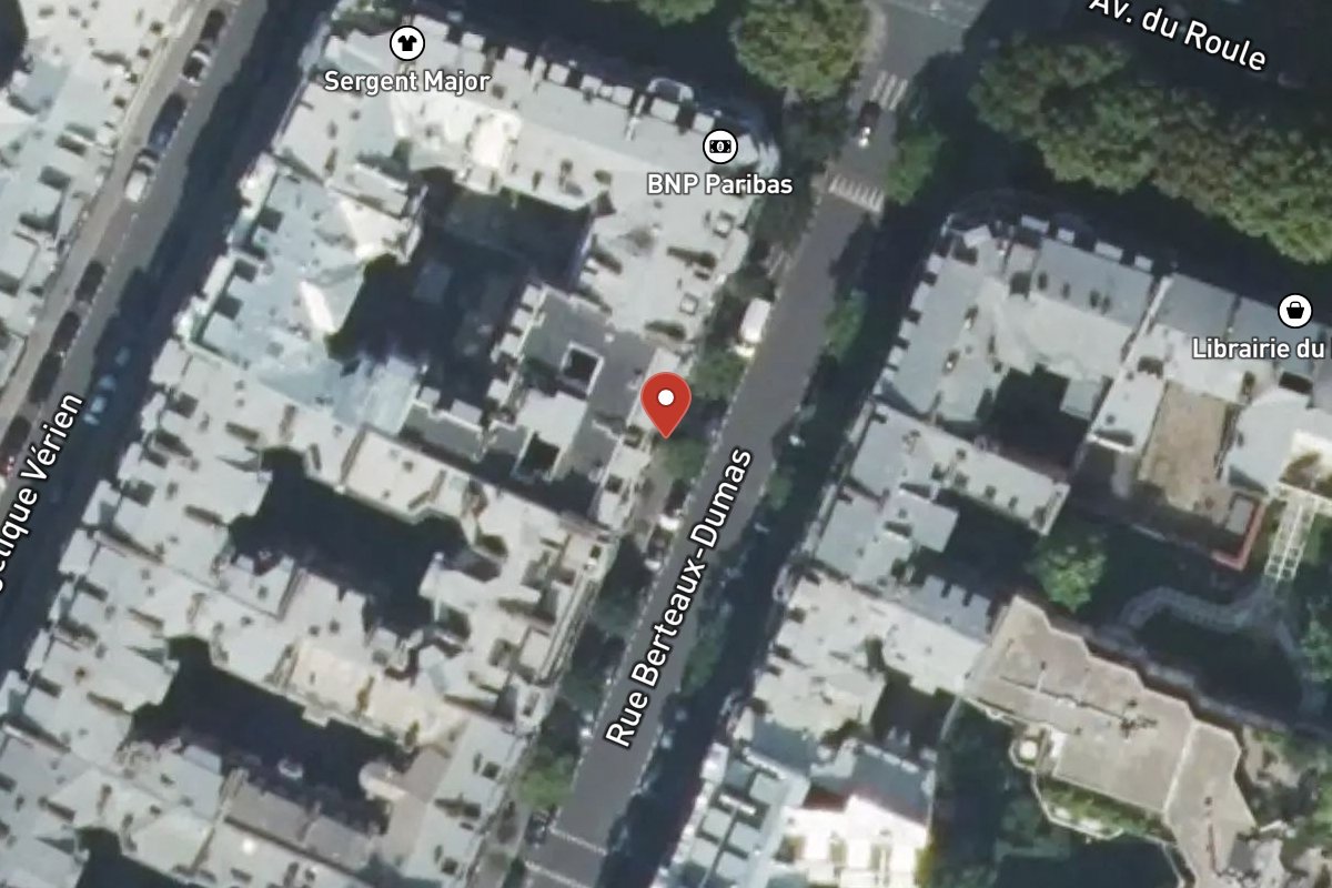 Vue satellite — 19 Rue Berteaux Dumas