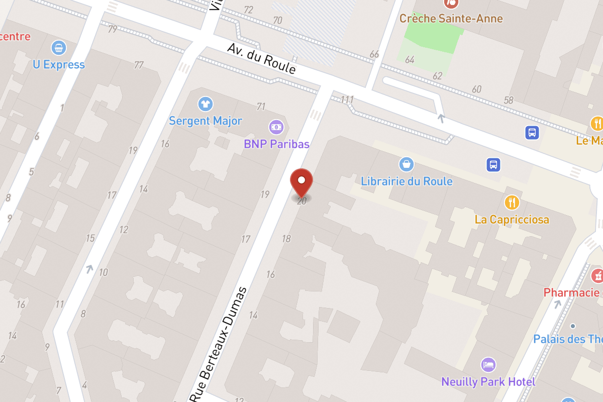 Plan de situation — 20 Rue Berteaux Dumas