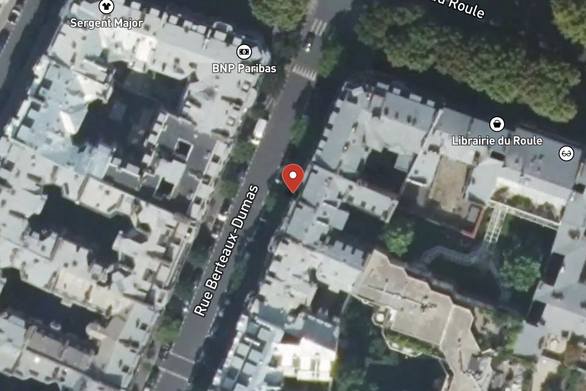 Vue satellite — 20 Rue Berteaux Dumas