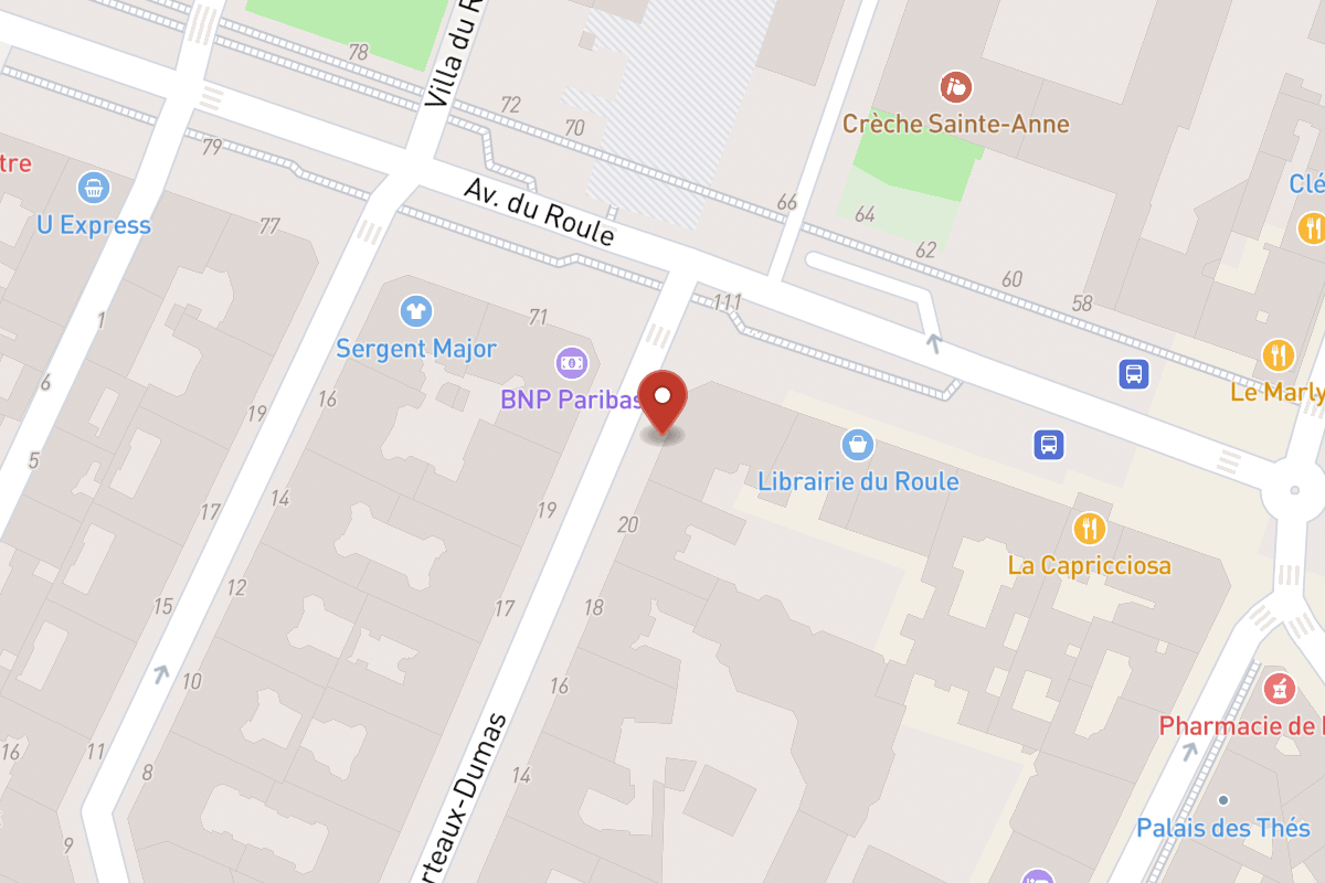 Plan de situation — 22 Rue Berteaux Dumas