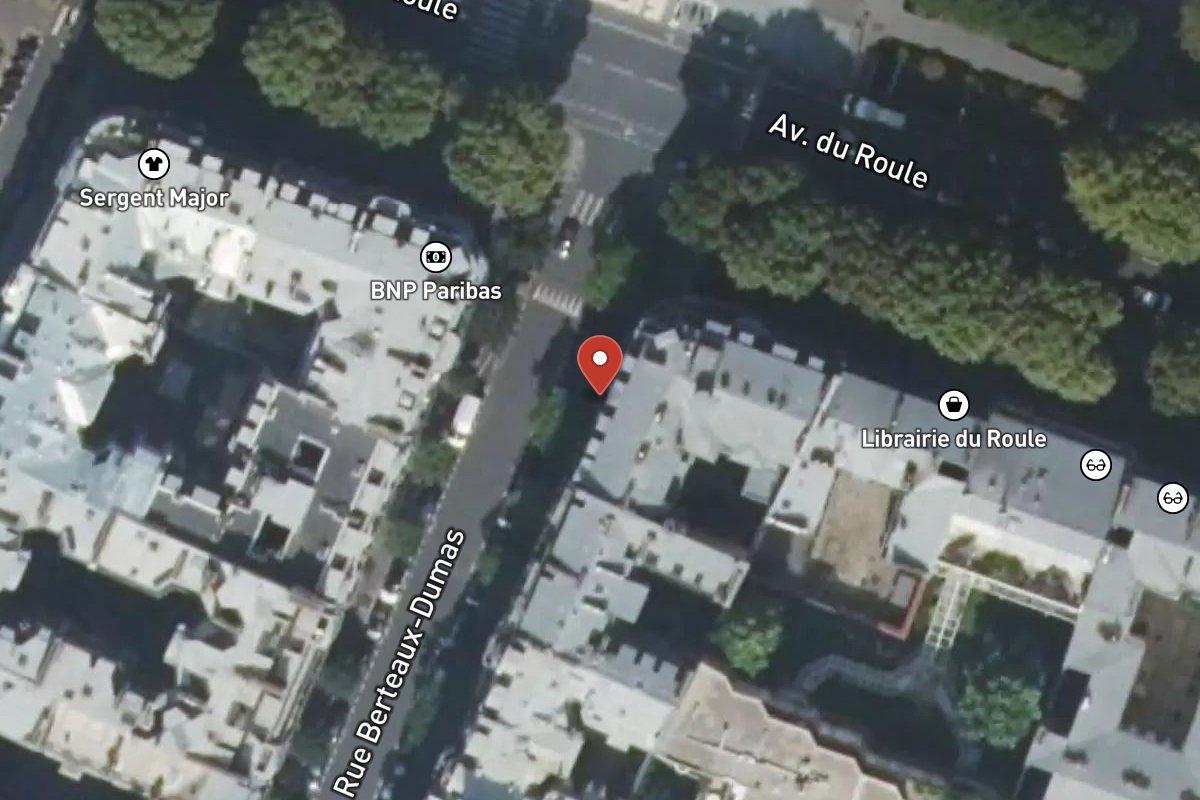 Vue satellite — 22 Rue Berteaux Dumas
