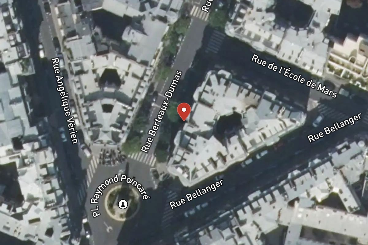 Vue satellite — 8 Rue Berteaux Dumas