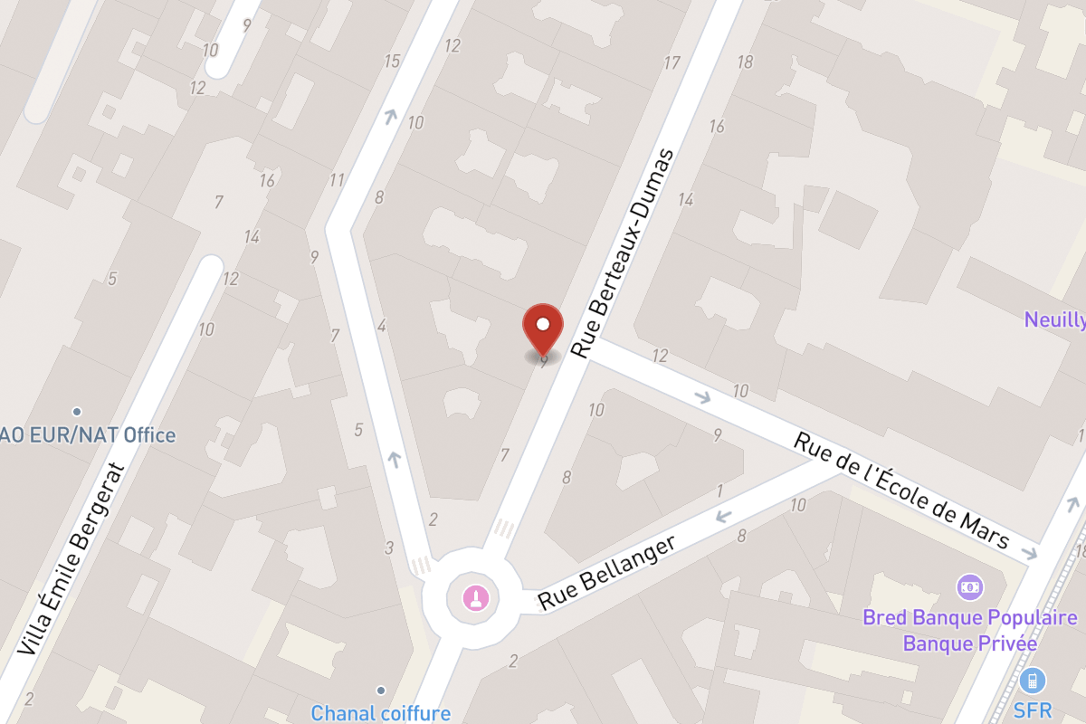 Plan de situation — 9 Rue Berteaux Dumas