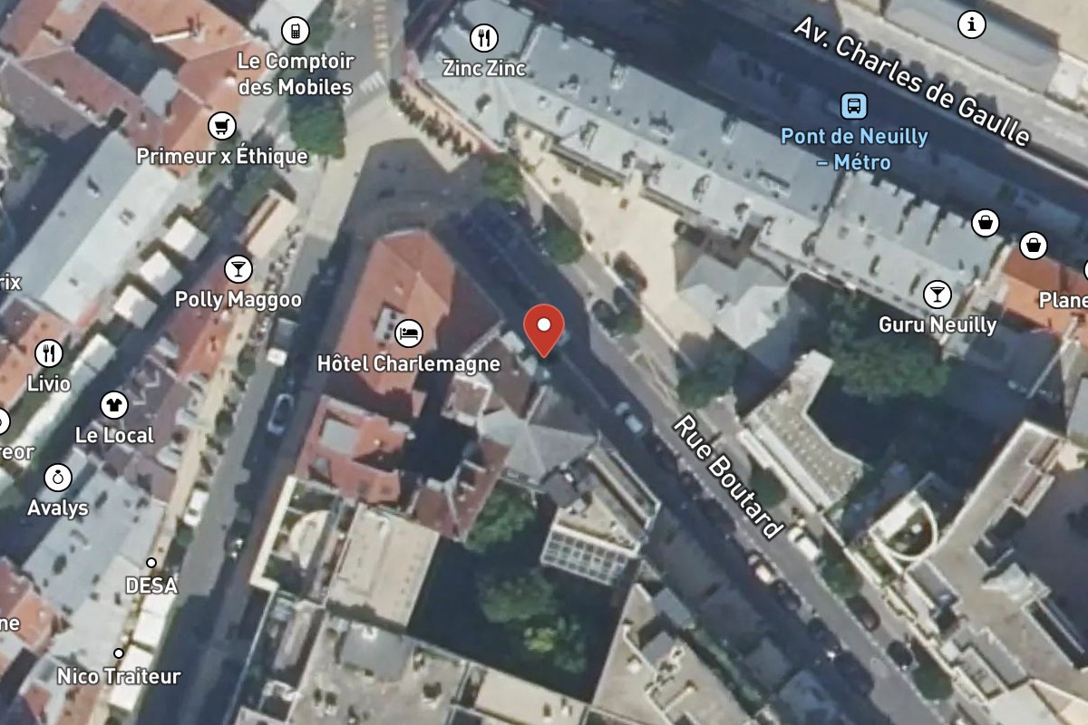 Vue satellite — 11BIS Rue Boutard