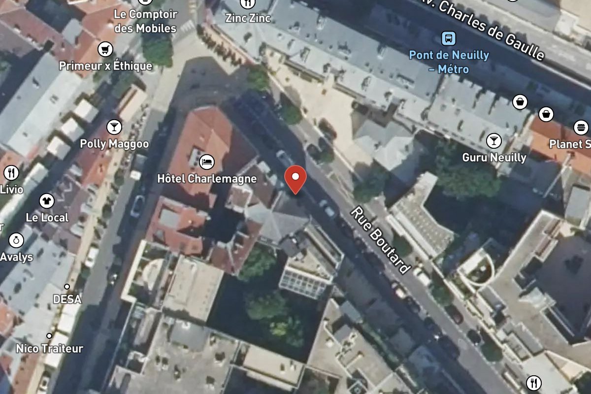 Vue satellite — 11 Rue Boutard