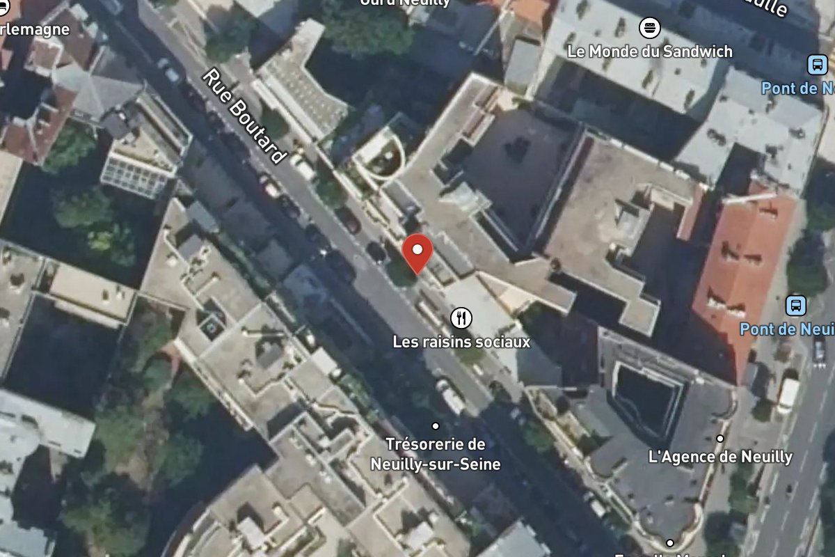 Vue satellite — 6 Rue Boutard