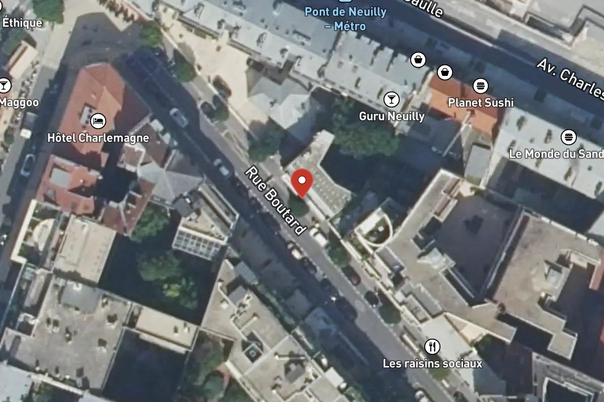 Vue satellite — 8 Rue Boutard