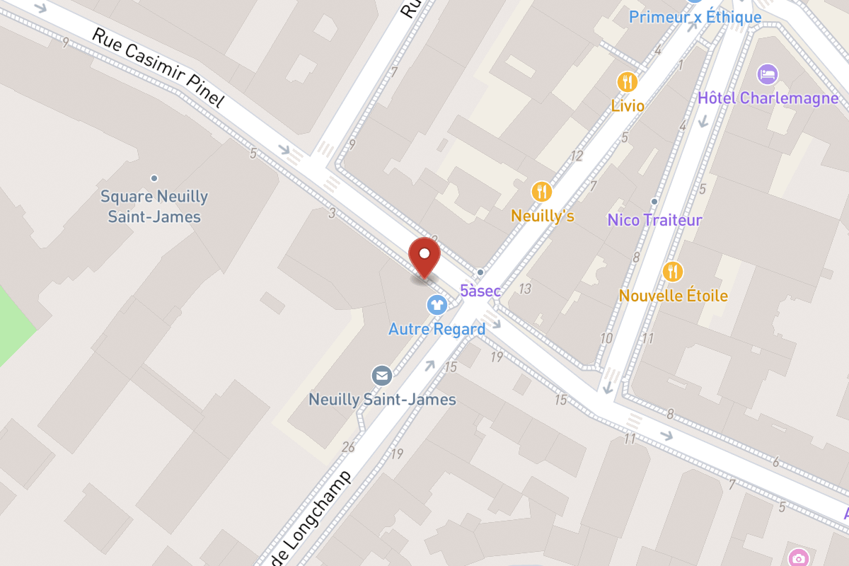 Plan de situation — 1 Rue Casimir Pinel