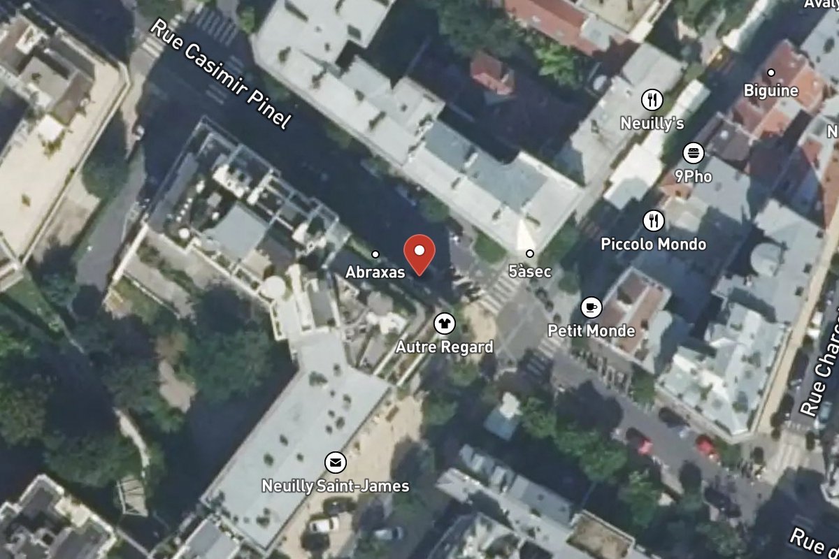 Vue satellite — 1 Rue Casimir Pinel