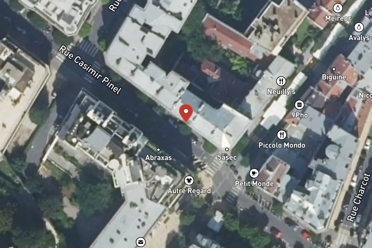 Vue satellite — 2 Rue Casimir Pinel