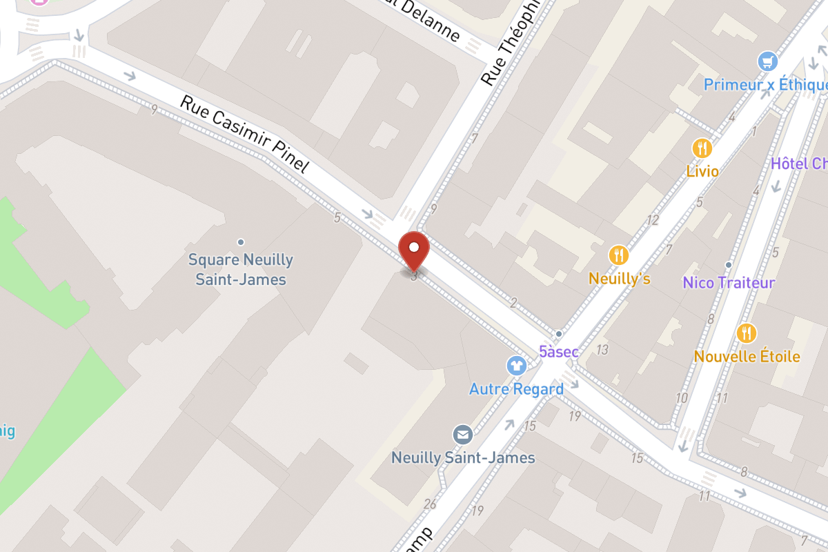 Plan de situation — 3 Rue Casimir Pinel