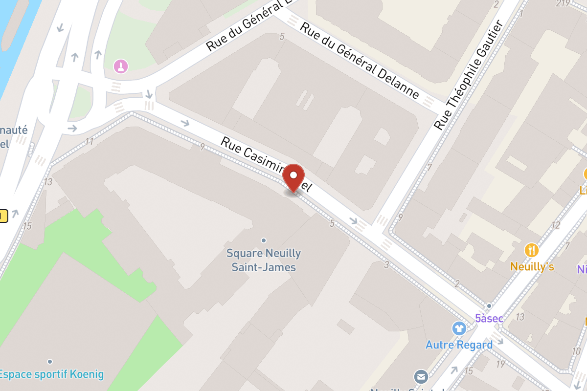 Plan de situation — 7 Rue Casimir Pinel