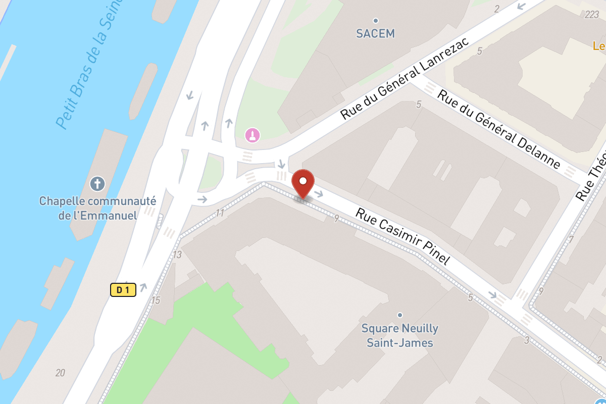 Plan de situation — 9BIS Rue Casimir Pinel